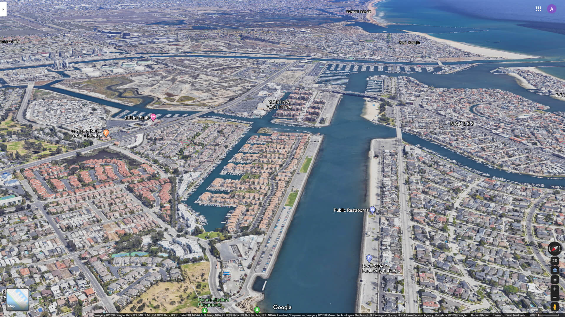 Long Beach Marina pacifiquea